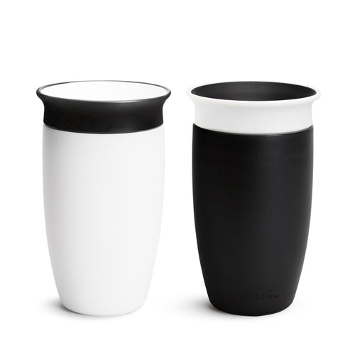 Miracle® 360° Black & White Sippy Cup, 10oz, 2pk